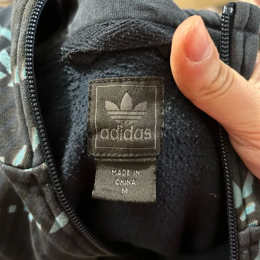 Adidas Zip Up Hoodie Sweatshirt